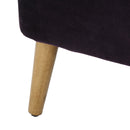 Modern Classic Shell Backed Loveseat