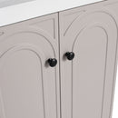 Modern Freestanding Bathroom Vanity With Soft Close Cabinet Doors