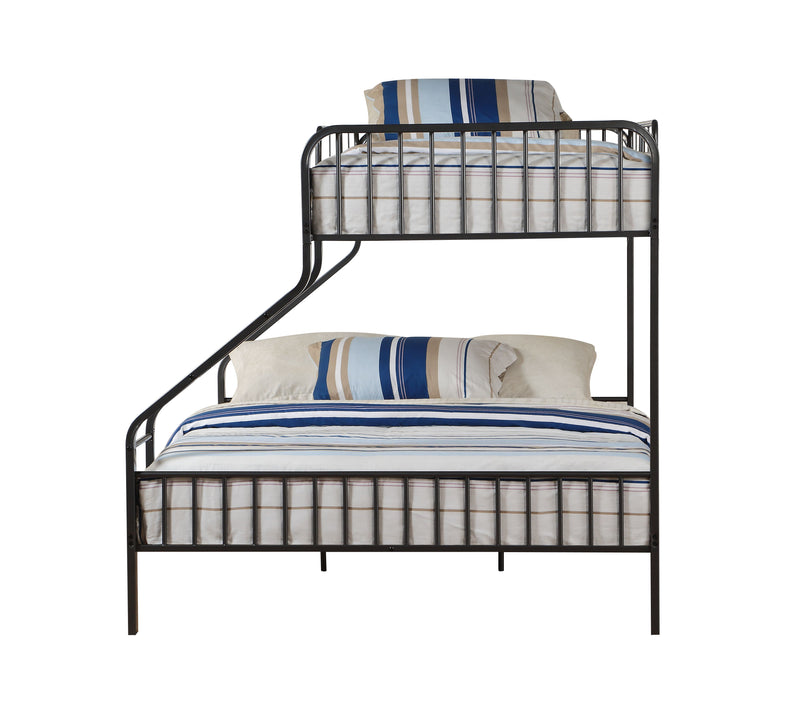 Caius - Twin Long Queen Bunk Bed - Gun