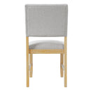 Rustic Farmhouse Dining Room Rectangular Table With 4 Upholstered Chairs And Bench