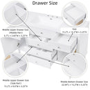 Modern Bathroom Vanity With Sink, Soft Close Drawers