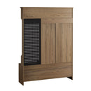 Hallway Hall Tree With Removable Cushion Bench, Coat Rack, Storage Shelves