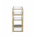 Astrid - Sofa Table - Mirrored & Gold