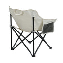 2 Pieces Outdoor Camping Chairs Folding / Portable, Comfortable Seating, Durable Steel Fram