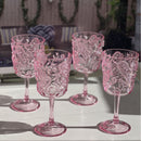Paisley Acrylic Wine Glasses (Set of 4)
