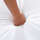 Modern Fabric Multi-Functional Sofa Bed With Adjustable Armrests And Backrests