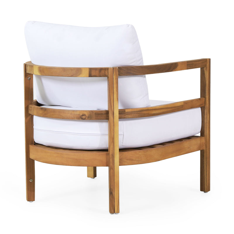 Outdoor Furniture With Coffee Table, Patio Conversation Set Deep Seating With Soft Cushion