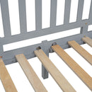 Daybed With Fence Guardrails And 2 Drawers, Split Into Independent Floor Bed & Daybed