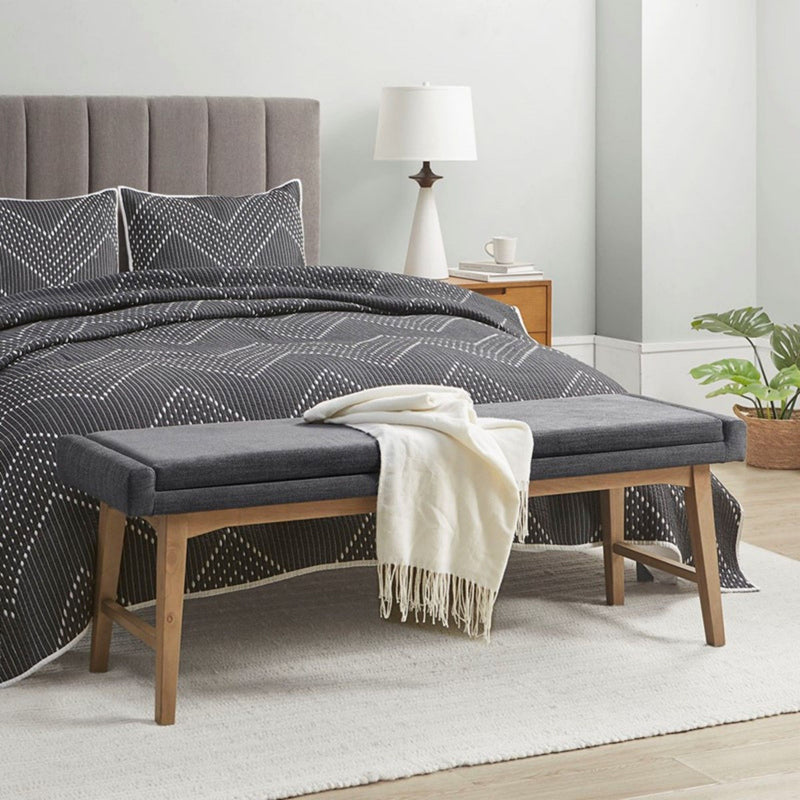 April - Upholstered Accent Bench - Multicolor