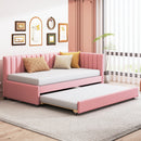 Upholstered Daybed, Sofa Bed Frame, No Box Spring Needed