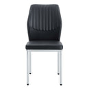 Luxury Simple High Resilience Dining Chair With Metal Legs