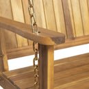 Tambora - Porch Swing Acacia Wood Slat Design