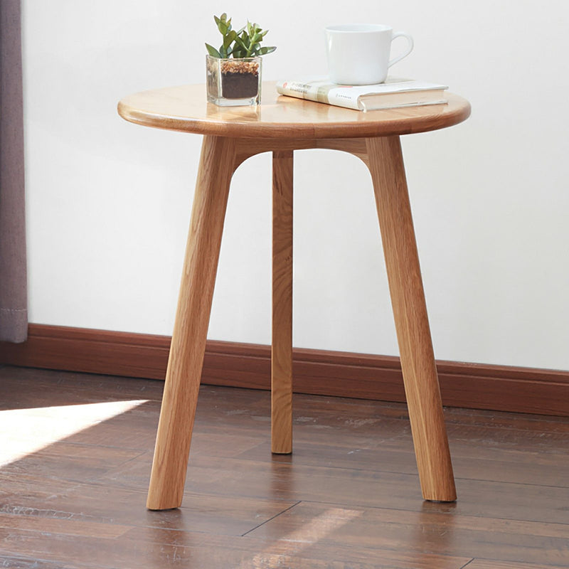 Round Small End Table, Side Table For Bedroom & Balcony