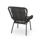 Outdoor Wicker Club Chair With Cushions (Set of 2)