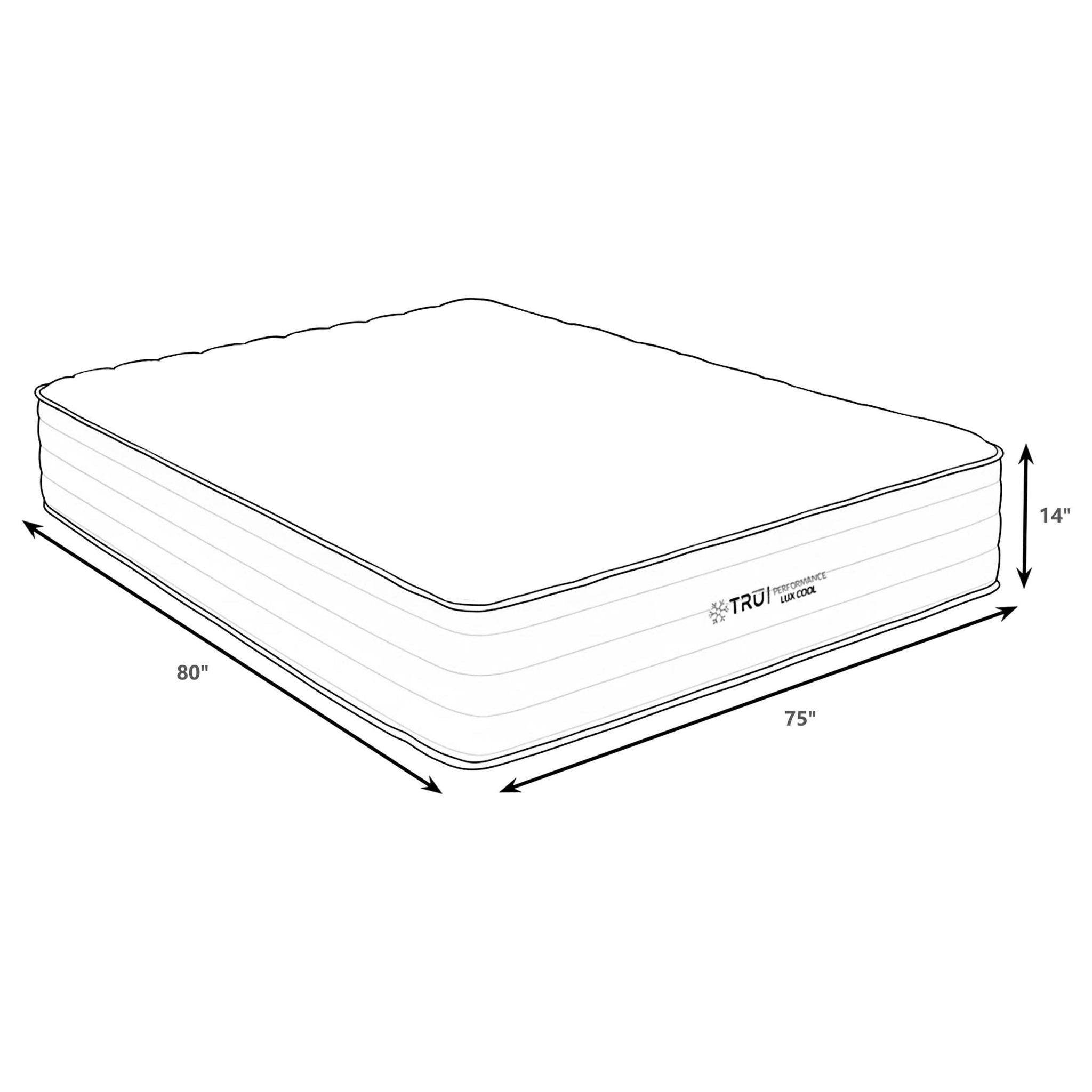 Montlake 14-inch Eastern King Cool Firm Foam Hybrid Mattress