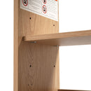 15.75" Bathroom Vanity With Reversible Resin Sink And Cabinet - Wood