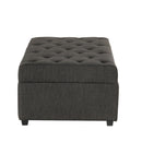 Convertible Folding Sofa Bed Ottoman With Memory Mattress And Tufted Design