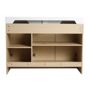 Freestanding Bathroom Vanity With Resin Sink & Soft Close Cabinet Doors