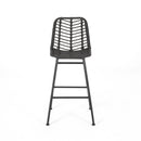 Sawtelle - Outdoor Wicker Barstools (Set of 2)