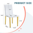 Elegant Upholstered Chairs With Metal Legs