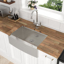 Classic Ceramic Farmhouse Sink Workstation Single Bowl With Durable Finish