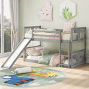 Bunk Bed With Convertible Ladder And Slide