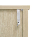 Hollowed Out Cabinet With 4 Doors, American Furniture, Suitable For Bedroom, Living Room, Study - Natural