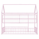 House Frame With Fence And Shelves