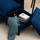 Convertible Combination Sofa With Footstools With Storage