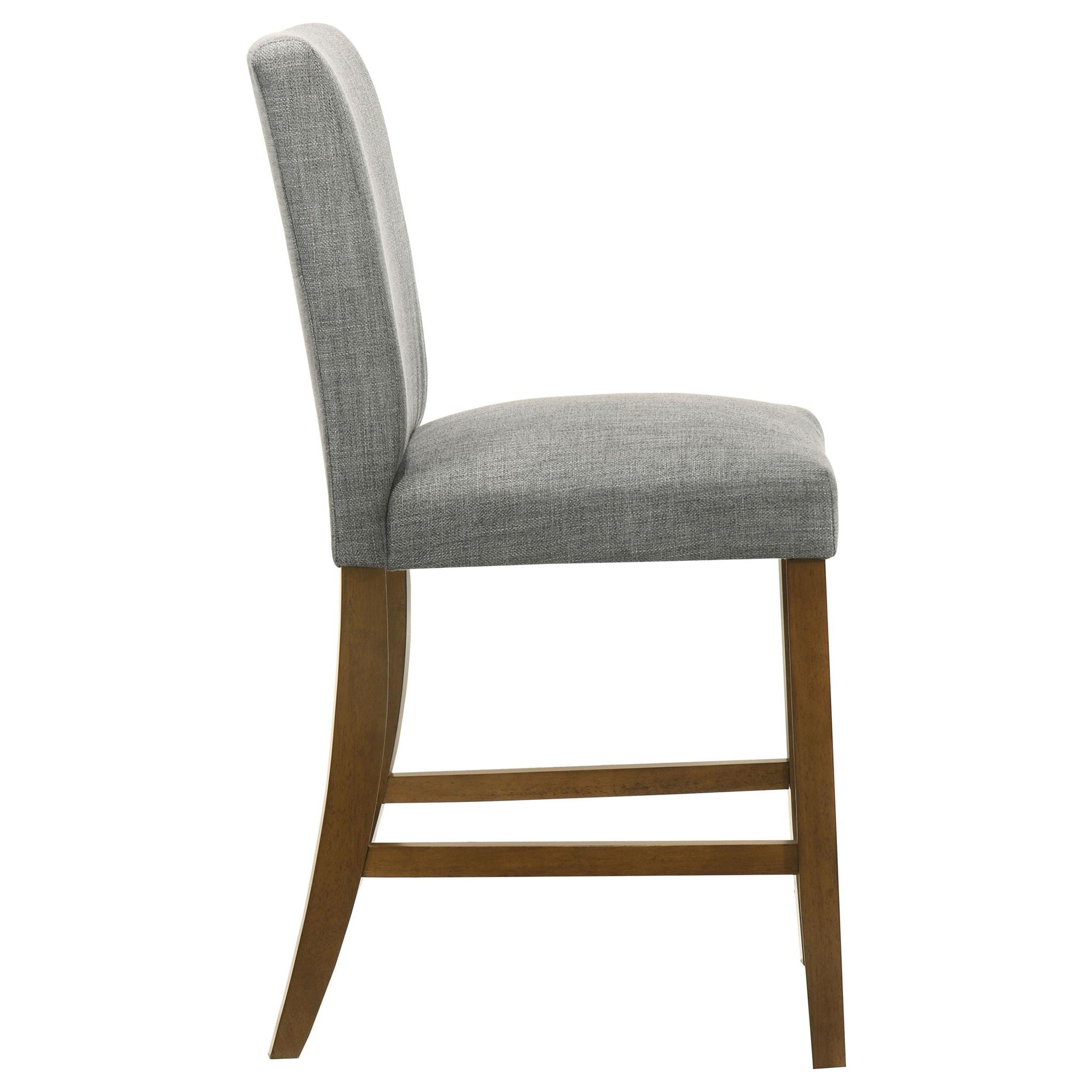 Paxton Upholstered Counter Height Dining Chair Grey (Set of 2) - Atlantic Fine Furniture Melbourne FL