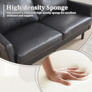 Mid Century Modern Loveseat Sofa With USB Ports, Removable Pillow Cover