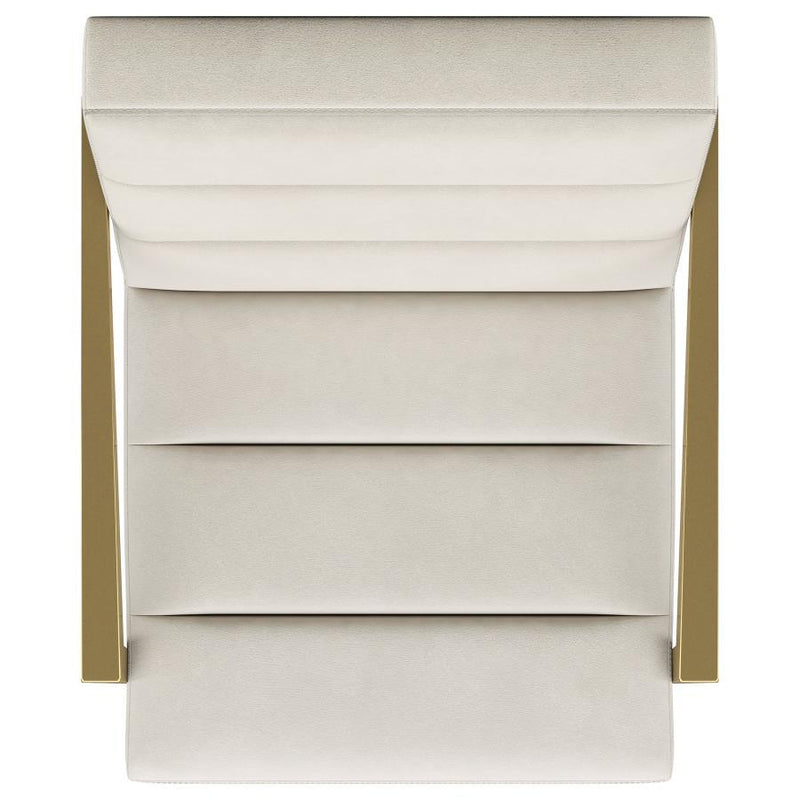 Kirra - Upholstered Metal Arm Accent Chair