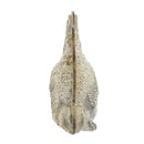 Resin Turkey With Pumpkin Rustic, For Harvest Festival Fall Festival & Thanksgiving Table Decorations (Set of 2) - Gray