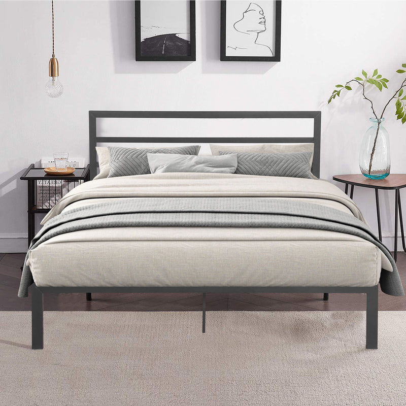 Metal Bed Frame With Headboard