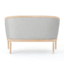 French Country Chesterfield Style Tufted Loveseat