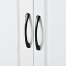 Sleek And Modern Shoe Cabinet With Adjustable Shelves, Space Saving Design