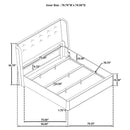 Leandro - Wingback Bed