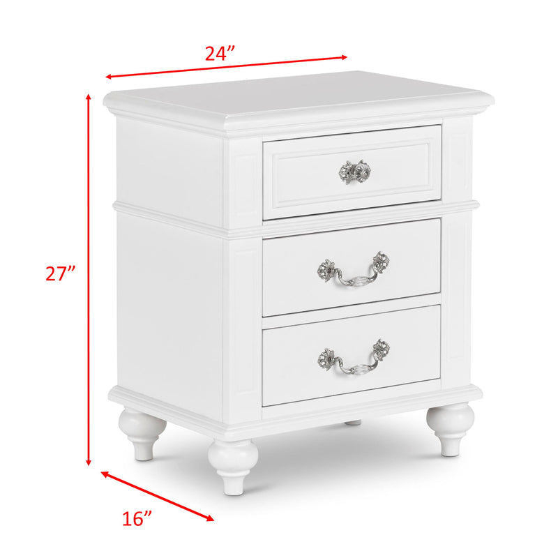 Alana - Nightstand - White