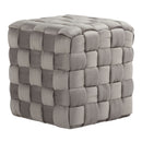 Square Braided Ottoman -