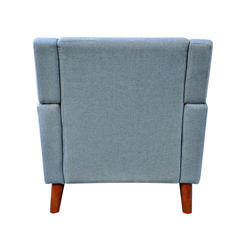 Luminaesque - Fabric Upholstered Armchair With Tufted Back