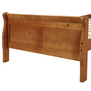 Platform Bed Frame Mattress Foundation Sleigh Bed With Headboard / Footboard / Wood Slat Suppor