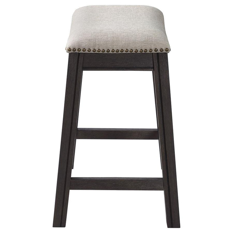 Elliston - Backless Counter Stool (Set of 2) - Dark Gray