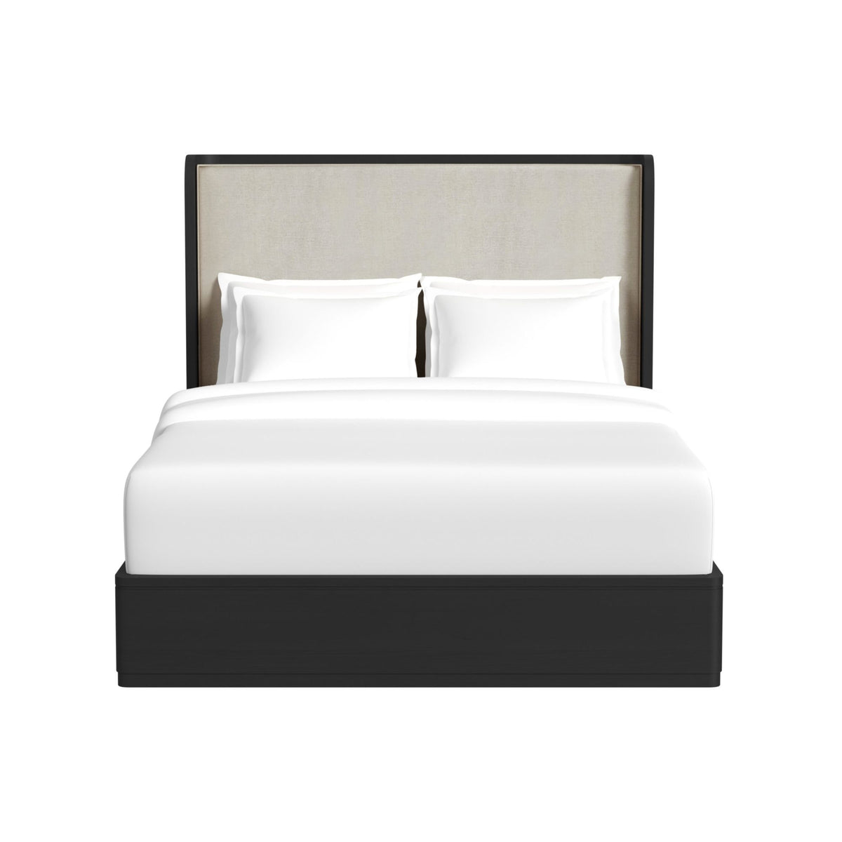 Rosalie Fabric Upholstered Bed in Black by Elements International, view 18