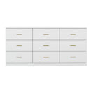 9 Drawer Dresser, Ample Storage For Bedroom
