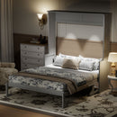 Murphy Bed With Desk, LED Lights & USB Charging Station