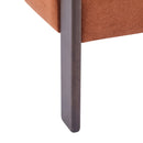 Modern Upholstered Accent Arm Chair With Barrel Back Design