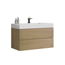 Alice - Bathroom Vanity With Sink, Large Storage Wall Mounted Floating Bathroom Vanity For Modern Bathroom