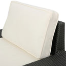 Santa Cruz - Outdoor 8 Piece Sectional Set - Dark Brown