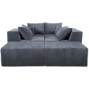 Modular Sectional Sofa, Convertible Couch With Chaise Corduroy