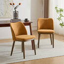 Mid Century Modern Dining Chair With Ergonomic Backrest